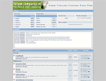 Tablet Screenshot of forum.lamparty.nl